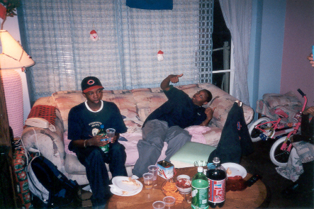 The Frazier brothers lounge at Festivus 2000